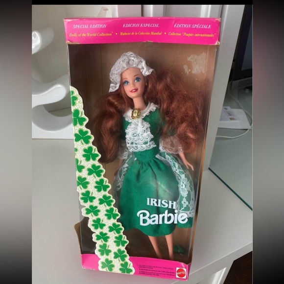 Barbie Irish Doll 1994 Special Edition Dolls of the World Collection 12998 - Picture 4 of 6